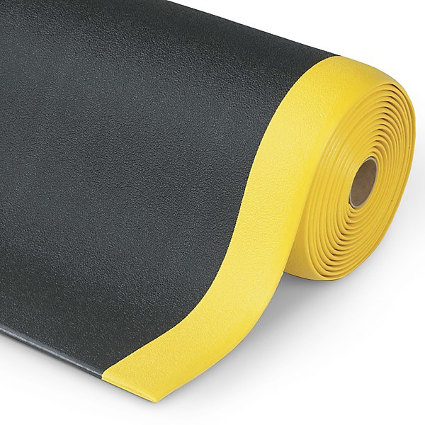 Tappeto antifatica nero/giallo Sof-Tred 122 cm x 18,3 m - 2