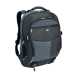 Targus Atmosphere XL Mochila para portátil hasta 18", 20 litros, negro y azul Targus Atmosphere XL Mochila para portátil hasta 18", 20 litros, negro y azul
