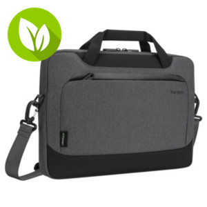 Targus Cypress EcoSmart Maletín para portátil, hasta 15,6 pulgadas, reciclado, gris y negro, TBS92502GL Targus Cypress EcoSmart Maletín para portátil, hasta 15,6 pulgadas, reciclado, gris y negro, TBS92502GL