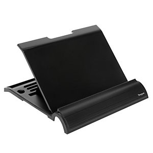 TARGUS Ergo, Soporte para ordenador portátil, Negro, 25,4 cm (10"), 35,6 cm (14"), Plástico, 33,5 - 42,5° AWE802AMGL