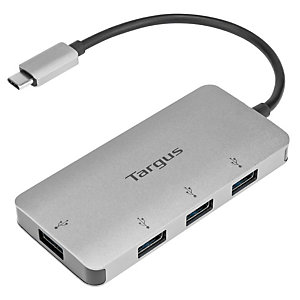TARGUS HARDWARE Targus ACH226EU, USB 3.2 Gen 1 (3.1 Gen 1) Type-C, USB 3.2 Gen 1 (3.1 Gen 1) Type-A, 5000 Mbit/s, Plata, USB, 5 V