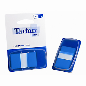 Tartan Marcapáginas mediano 25 x 43 mm, azul Tartan Marcapáginas mediano 25 x 43 mm, azul