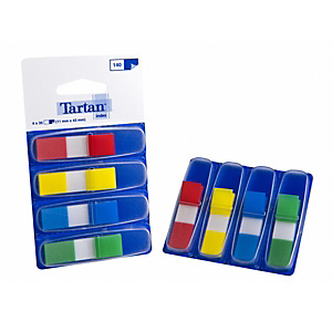 Tartan Marcapáginas pequeño 11 x 43 mm, colores surtidos Tartan Marcapáginas pequeño 11 x 43 mm, colores surtidos