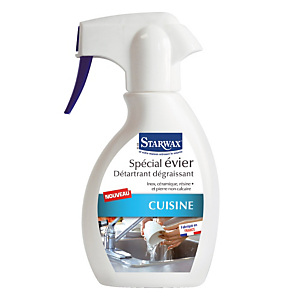 Détartrant dégraissant spécial éviers Starwax 250 ml Détartrant dégraissant spécial éviers Starwax 250 ml