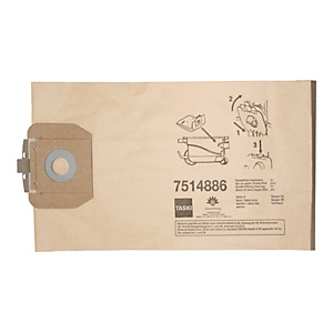 Taski Sacchetto per Aspirapolvere Taski Vento 8(S) e Baby Bora, Carta, 8 litri (confezione 10 pezzi) Taski Sacchetto per Aspirapolvere Taski Vento 8(S) e Baby Bora, Carta, 8 litri (confezione 10 pezzi)