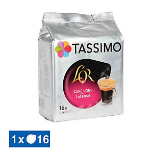 TASSIMO 16 dosettes T-Discs Tassimo L'Or café long intense