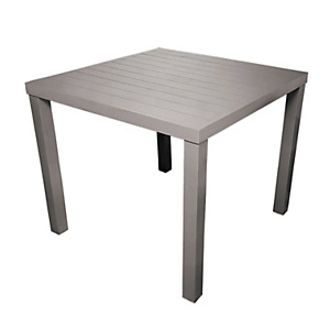 Tavolo da giardino Contract, 80 x 80 x 75 cm, Alluminio, Tortora Tavolo da giardino Contract, 80 x 80 x 75 cm, Alluminio, Tortora
