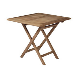 Tavolo quadrato pieghevole Vulcano, 80 x 80 cm, Legno di Teak Tavolo quadrato pieghevole Vulcano, 80 x 80 cm, Legno di Teak