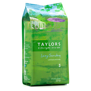 Taylors of Harrogate Lazy Sunday Ground Coffee Bag - 227g Taylors of Harrogate Lazy Sunday Ground Coffee Bag - 227g