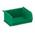TC1 louvre storage bins, green, 90 x 100 x 50mm, pack of 60 - 1