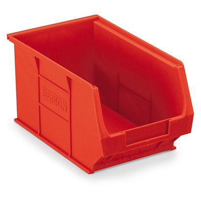 TC3 louvre storage bins, red, 240 x150 x 132mm, pack of 20 - 1