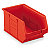TC5 louvre storage bins, red, 350 x 205 x 182mm, pack of 10 - 4