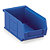 TC6 louvre storage bins, blue, 375 x 420 x 182mm, pack of 5 - 2