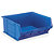 TC6 louvre storage bins, blue, 375 x 420 x 182mm, pack of 5 - 1