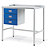 Team leader workstations, flat top, double cupboard - 2
