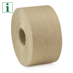 Tegrabond® reinforced water activated gummed paper tape