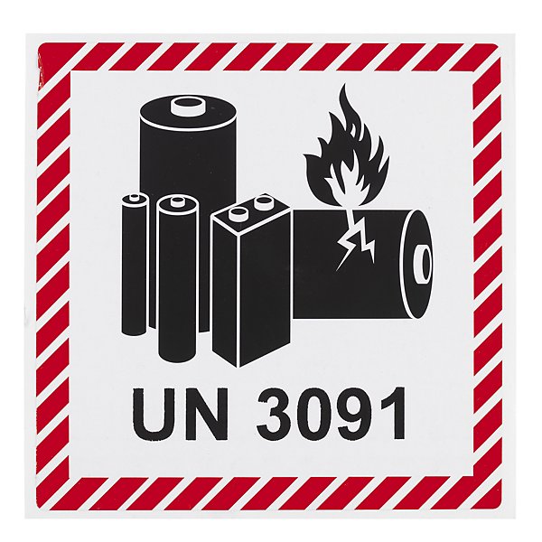 Štítek pro silniční a leteckou přepravu lithiových baterií a akumulátorů - 3