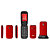 Telefunken S440, Concha, SIM única, 6,1 cm (2.4''), 1,2 MP, 800 mAh, Rojo TF-GSM-440-CAR-RD - 9