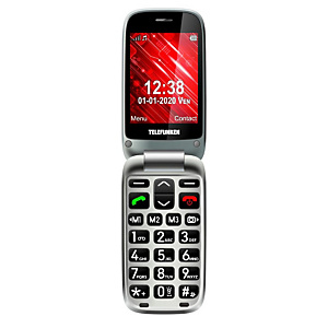 Telefunken S560, Concha, SIM única, 7,11 cm (2.8''), 3 MP, 1000 mAh, Rojo TF-GSM-560-CAR-RD