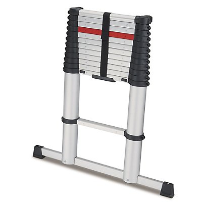Telescopic Ladder with Stabiliser Bar | RAJA UK