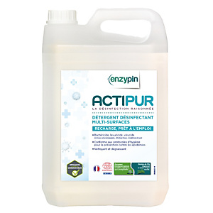 Détergent désinfectant multi-surfaces écologique PAE HACCP Enzypin Actipur 5 L Détergent désinfectant multi-surfaces écologique PAE HACCP Enzypin Actipur 5 L