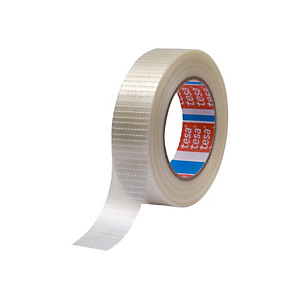 tesa® Cinta de Embalar Polipropileno con Fibra de Vidrio Estándar Reforzada con fibra de vidrio, 19 mm x 50 m tesa® Cinta de Embalar Polipropileno con Fibra de Vidrio Estándar Reforzada con fibra de vidrio, 19 mm x 50 m