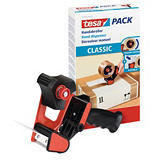 tesa® CLASSIC Dispensador de cinta de mano clásica con agarre de pistola negro y rojo 56403 tesa® CLASSIC Dispensador de cinta de mano clásica con agarre de pistola negro y rojo 56403