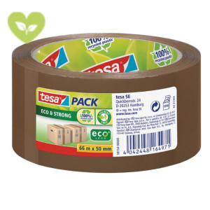tesa® Nastro da imballo Eco PACK, 50 mm x 66 m, PP, Avana tesa® Nastro da imballo Eco PACK, 50 mm x 66 m, PP, Avana