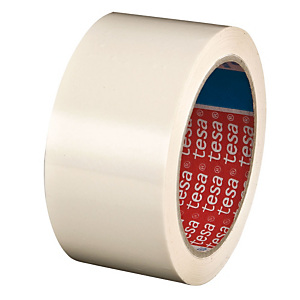 tesa® Nastro da imballo Forte Srotolamento silenzioso, 50 mm x 66 m, Polipropilene, Bianco tesa® Nastro da imballo Forte Srotolamento silenzioso, 50 mm x 66 m, Polipropilene, Bianco