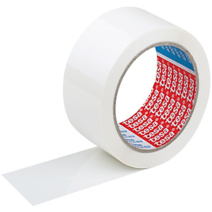 tesa® Ruban adhésif d'emballage tesapack polypropylène silencieux 28 microns - 50 mm x 66 m - Blanc tesa® Ruban adhésif d'emballage tesapack polypropylène silencieux 28 microns - 50 mm x 66 m - Blanc