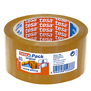 tesa® Ruban adhésif d'emballage tesapack PVC silencieux - 32 microns - 50 mm x 100 m - Transparent tesa® Ruban adhésif d'emballage tesapack PVC silencieux - 32 microns - 50 mm x 100 m - Transparent