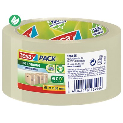 tesa® Tesapack Eco & Strong bande d'emballage transparente - 1
