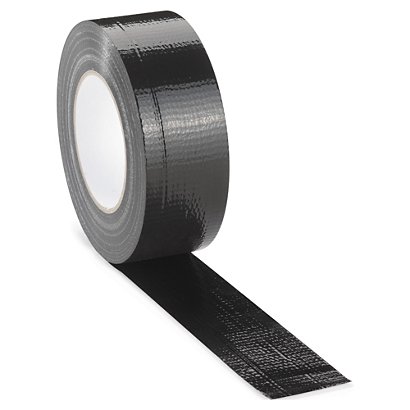 Textilní páska ČERNÁ, 48mm, návin 50m, tloušťka 220µm - 1
