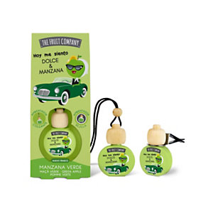THE FRUIT COMPANY Ambientador de coche aroma Manzana Verde