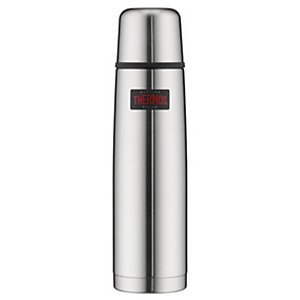 THERMOS Bouteille isotherme Light & Compact, argent, 1L