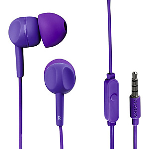 THOMSON EAR3005PL Auriculares in-ear con micrófono, morado THOMSON EAR3005PL Auriculares in-ear con micrófono, morado
