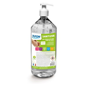 Tifon Gel hydroalcoolique désinfectant mains - Flacon pompe 1 L