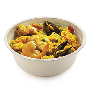 Tigela para salada em cana de açúcar Tigela para salada em cana de açúcar