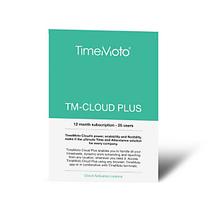 TimeMoto CLOUD PLUS Software controlador de presencia en la nube para cualquier navegador