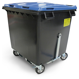 Timon d'attelage pour conteneur 4 roues