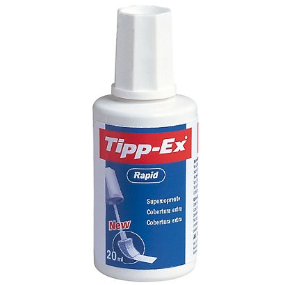 Tipp-Ex Corrector líquido rápido sin PVC 20 ml - 1