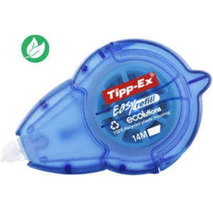Tipp-Ex Easy Refill ECOlutions Roller de correction utra-résistant -  5 mm x 14 m Tipp-Ex Easy Refill ECOlutions Roller de correction utra-résistant -  5 mm x 14 m
