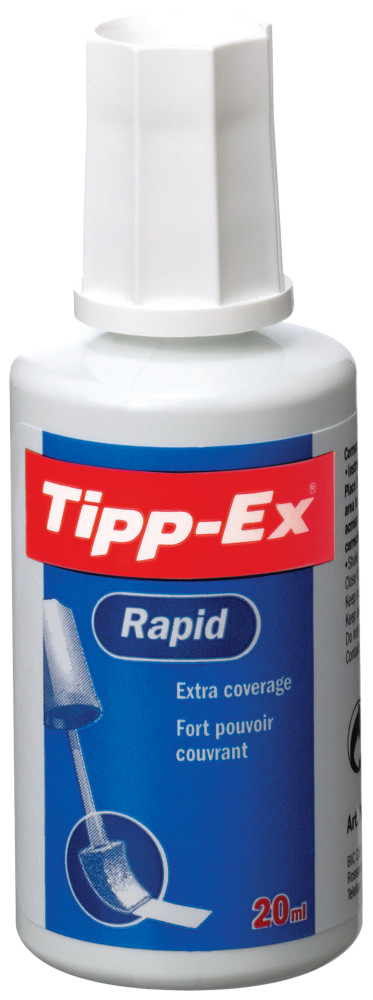 Tipp-Ex Liquide correcteur Rapid sans PVC 20 ml