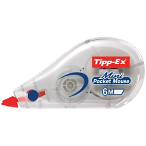 Tipp-Ex Mini Pocket Mouse Corrector en cinta de bolsillo, 5 mm x 6 m