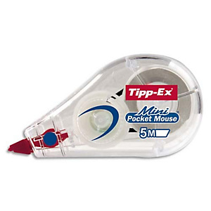 TIPP-EX Mini roller de correction jetable sans solvant correction à sec 5 mm x 5 m MINI POCKET MOUSE TIPP-EX Mini roller de correction jetable sans solvant correction à sec 5 mm x 5 m MINI POCKET MOUSE