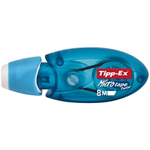 Tipp-Ex Roller de correction Micro Tape Twist 5mm x 8m Bleu translucide