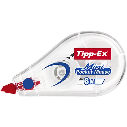 Tipp-Ex Roller de correction Mini Pocket Mouse 5mm x 6m Blanc