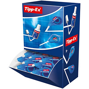 Tipp-Ex Roller de correction à dépose latérale Easy Correct 4,2mm x 12m Bleu translucide - Pack de 1