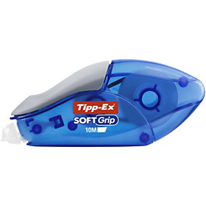 Tipp-Ex Roller de correction SOFT Grip 4,2mm x 10m Bleu translucide