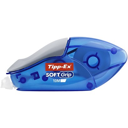Tipp-Ex Soft Grip Corrector en cinta, 4,2 mm x 10 m - Corrector en  cinta Kalamazoo